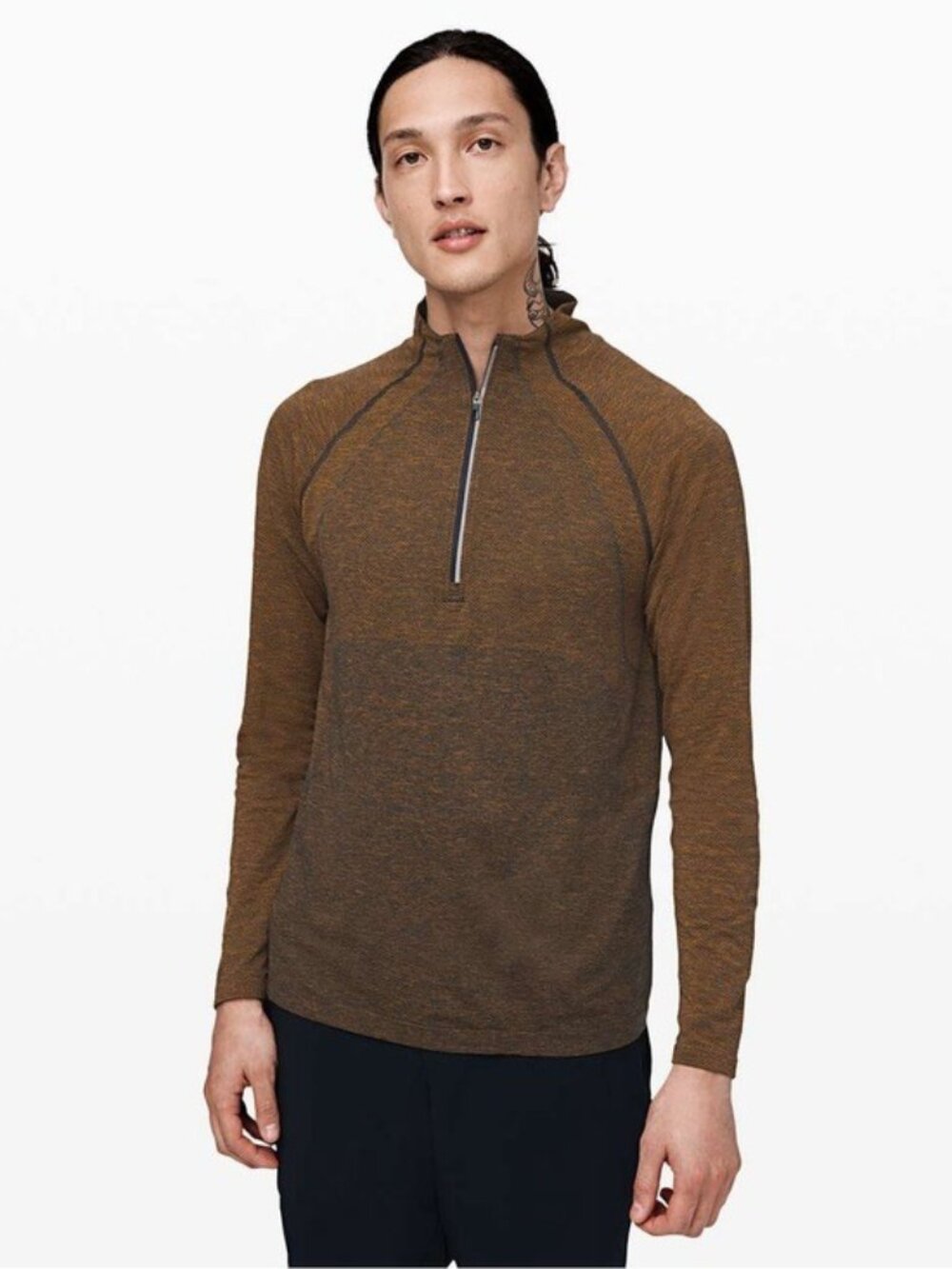 Lululemon Metal Vent Tech 1/2 Zip 2.0 Fools Gold True Navy Pullover Size XL